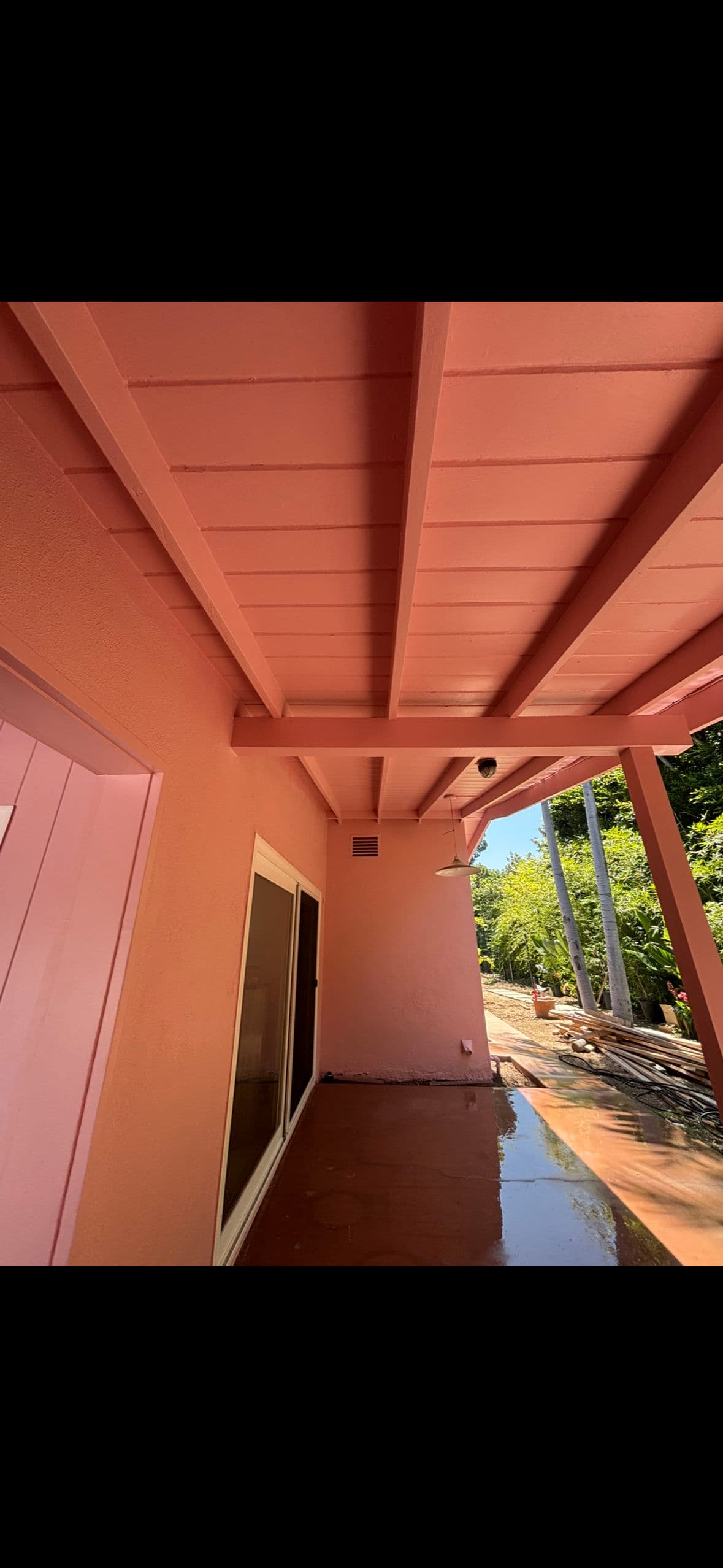 Gallery photos for Pink Exterior Paint Done Right on This Mid-Century Home: Image #1