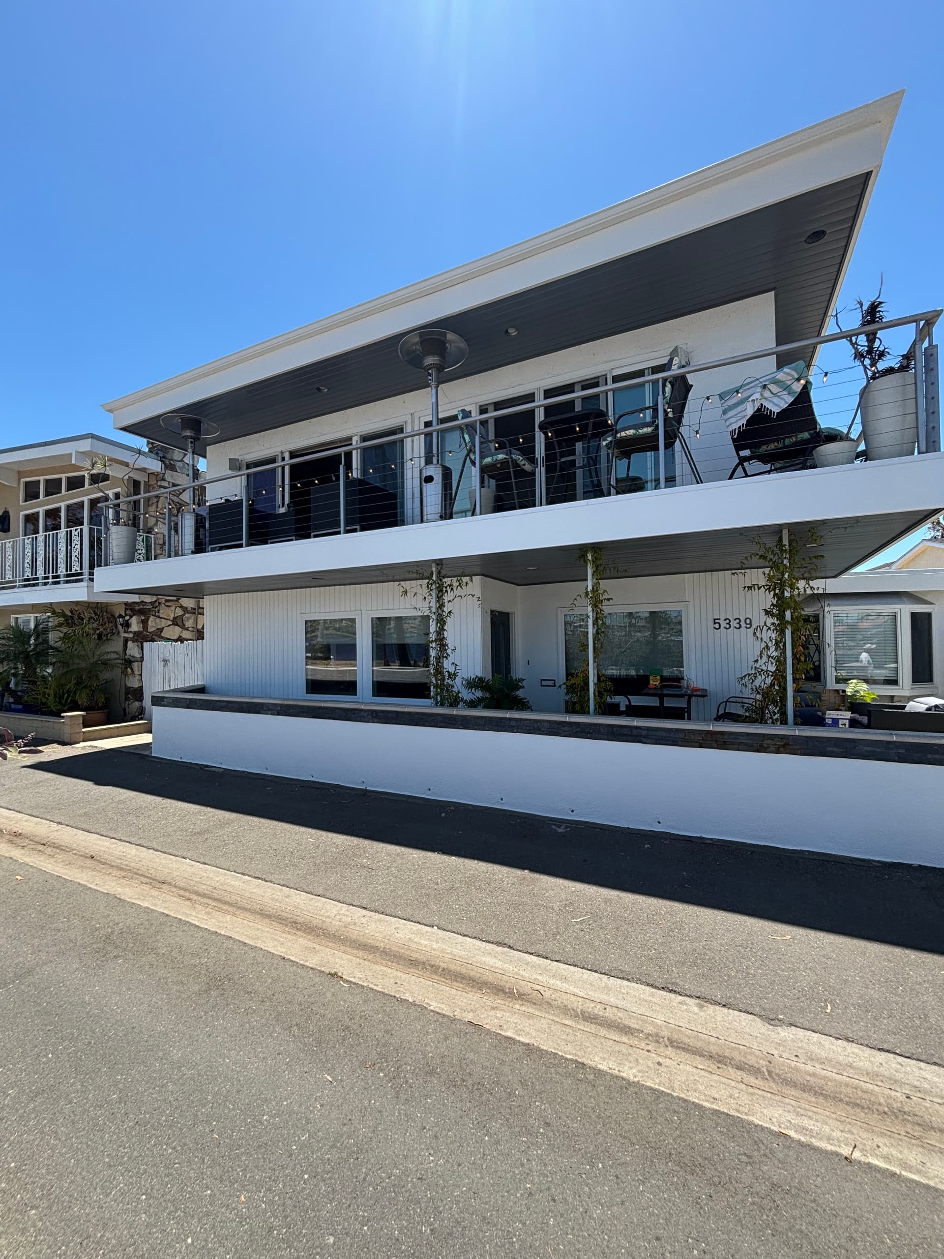 Full Exterior Repaint on a Two-Story Coastal Home image